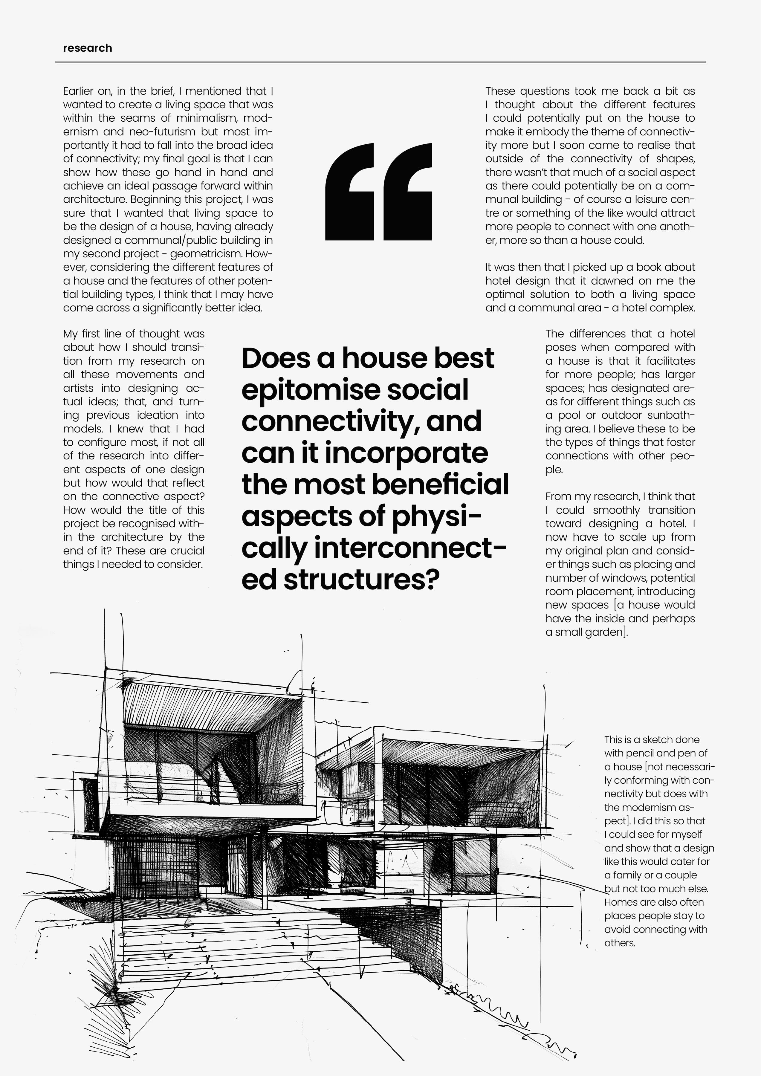 Residential architecture research examining how shared spaces encourage social connection