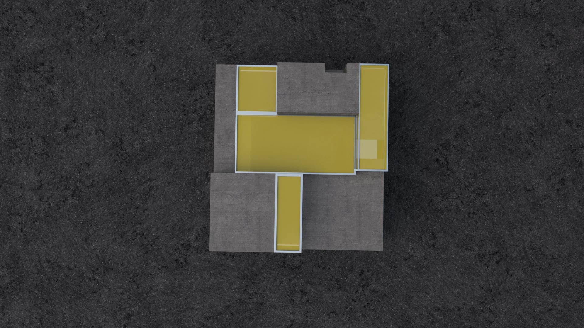 Plan view of the orthogonal composition